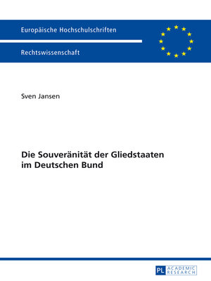 cover image of Die Souveraenitaet der Gliedstaaten im Deutschen Bund